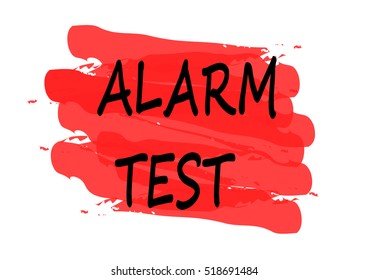 alarm test vector card