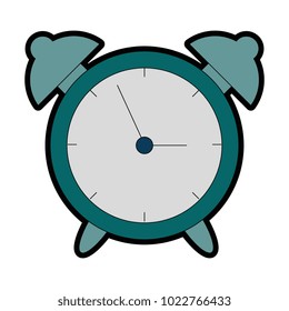 alarm time clock isolated icon
