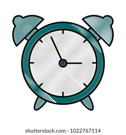 alarm time clock isolated icon