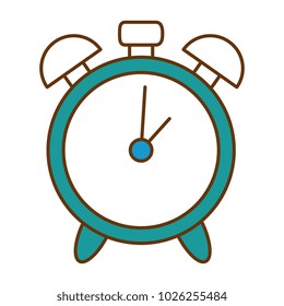 alarm time clock isolated icon
