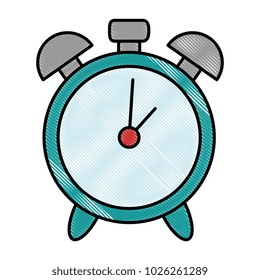 alarm time clock isolated icon
