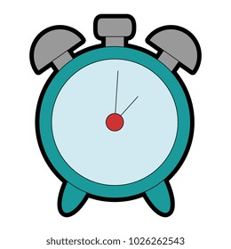 alarm time clock isolated icon