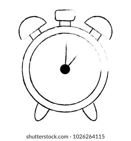 alarm time clock isolated icon