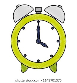 alarm time clock isolated icon