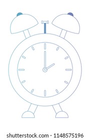 alarm time clock isolated icon