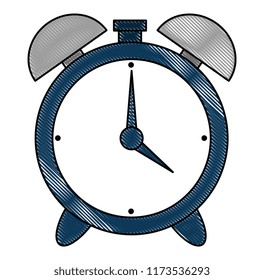 alarm time clock isolated icon