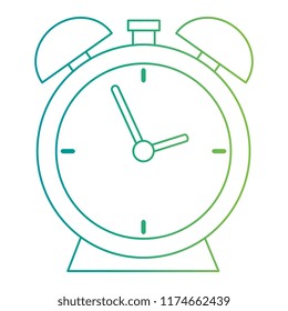 alarm time clock isolated icon