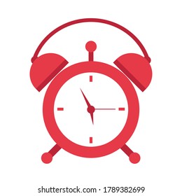 alarm time clock isolated icon vector illustration design