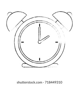 alarm time clock isolated icon