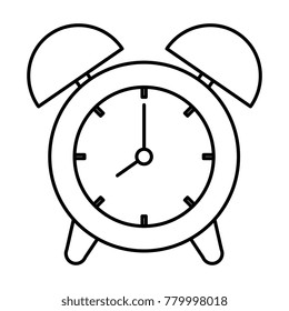 alarm time clock isolated icon