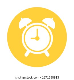 diseño vectorial de icono de reloj despertador