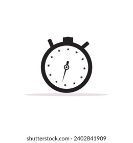 Alarm time countdown isolated vector illustration