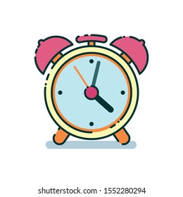 Alarm Timer Clock Vector Illustrations