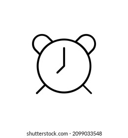 Alarm, Timer Line Icon Design Konzept für Web und UI, einfaches Symbol für Ihr Projekt.