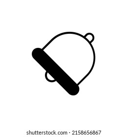 Alarm, Timer Solid Line Icon Vector Illustration Logo Template. Suitable For Many Purposes.