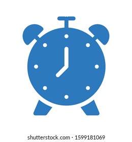 alarm vector glyph color icon 