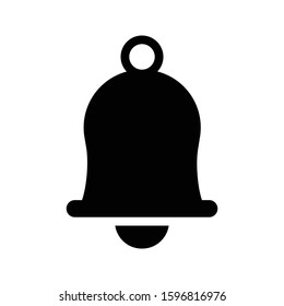alarm vector glyph flat icon 