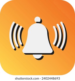 Alarm  Vector Glyph Gradient Background Icon For Personal And Commercial Use.
