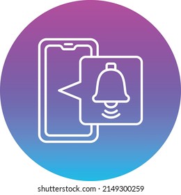Icono de vector de alarma. Se puede usar para imprimir, móviles y aplicaciones web.