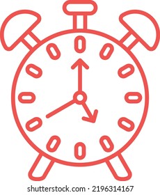 Alarm vector icon. Can be used for printing, mobile and web applications.