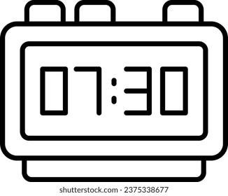 Alarm vector icon. Can be used for printing, mobile and web applications.