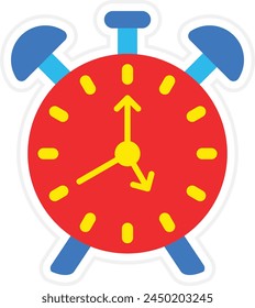 Icono de Vector de alarma. Se puede utilizar para la impresión, aplicaciones móviles y de Web.