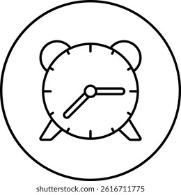 Alarm vector icon. Can be used for printing, mobile and web applications.