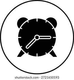 Icono de Vector de alarma. Se puede utilizar para aplicaciones de impresión, móviles y de Web.