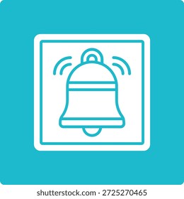 Icono de Vector de alarma. Se puede utilizar para aplicaciones de impresión, móviles y de Web.