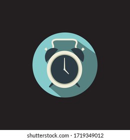 Alarm vector icon - alarm clock web icon