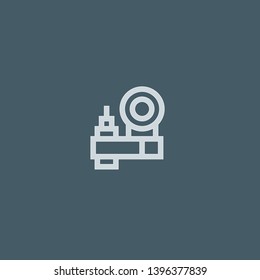 Alarm vector icon. Alarm concept stroke symbol design. Thin graphic elements vector illustration, outline pattern for your web site design, logo, UI. EPS 10.