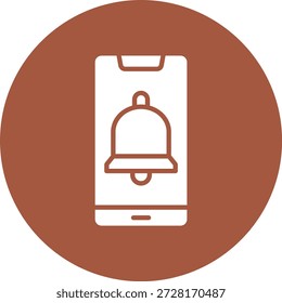 Ilustração de design de ícone de vetor de alarme