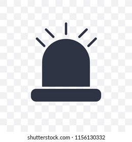 Alarm vector icon isolated on transparent background, Alarm logo concept