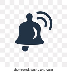 Alarm vector icon isolated on transparent background, Alarm transparency concept can be used web and mobile