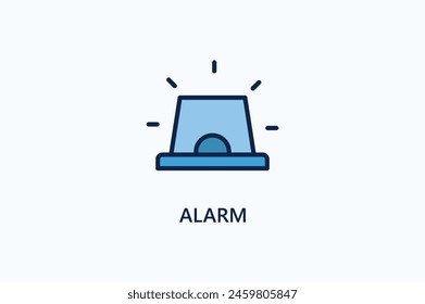 Alarm Vector Icon Or Logo Illustration