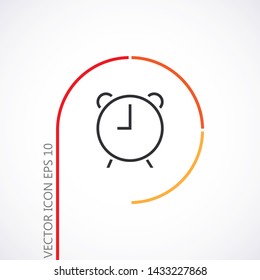 alarm Vector icon . Lorem Ipsum Illustration design