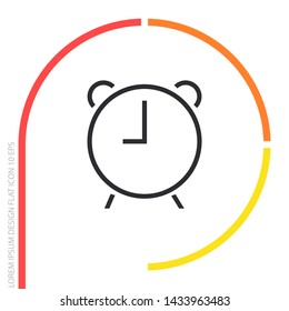 alarm Vector icon . Lorem Ipsum Illustration design