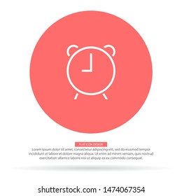 alarm Vector icon . Lorem Ipsum Illustration design