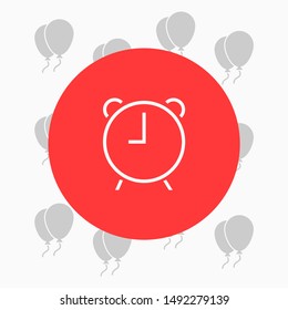 alarm Vector icon . Lorem Ipsum Illustration design