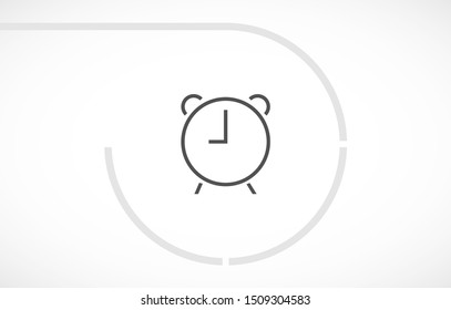 alarm Vector icon . Lorem Ipsum Illustration design