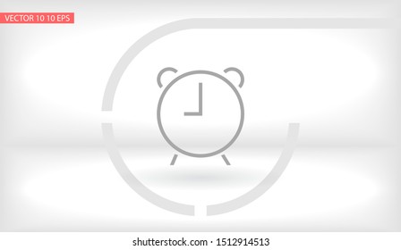 alarm Vector icon . Lorem Ipsum Illustration design