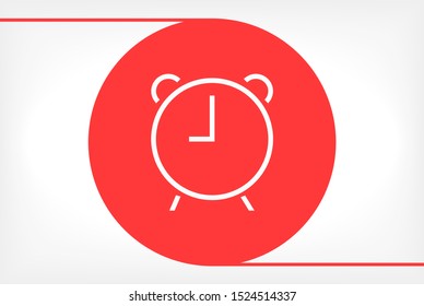 alarm Vector icon . Lorem Ipsum Illustration design