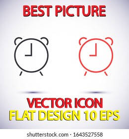 alarm Vector icon . Lorem Ipsum Illustration design