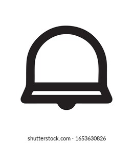 Icono vector de alarma símbolo moderno y plano simple para sitio web, móvil, logotipo, aplicación, UI