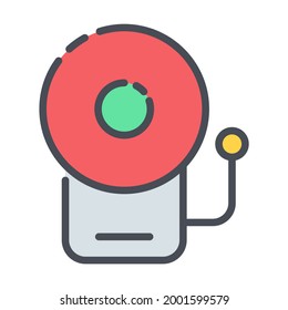 Vector de alarma Icono- Ilustración vectorial de alta calidad de estilo moderno.