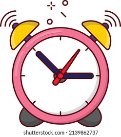 alarm Vector illustration on a transparent background.Premium quality symmbols. vector line flat  icon for concept and graphic design.