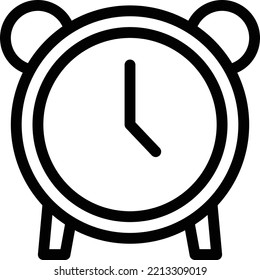 ilustración del vector de alarma en un fondo transparente. Símbolos de calidad superior. Iconos vectoriales de línea delgada para el diseño de conceptos y gráficos.