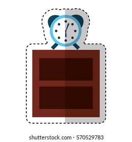 alarm watch isolated icon vector illustration design