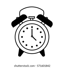 alarm watch isolated icon vector illustration design