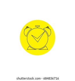 alarm watch symbol vector